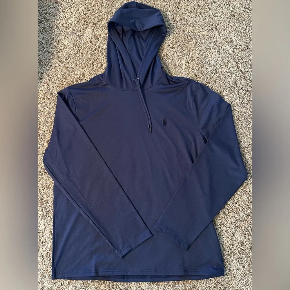 Polo Ralph Lauren- Hooded Jersey T-Shirt - Size M - Picture 1 of 4